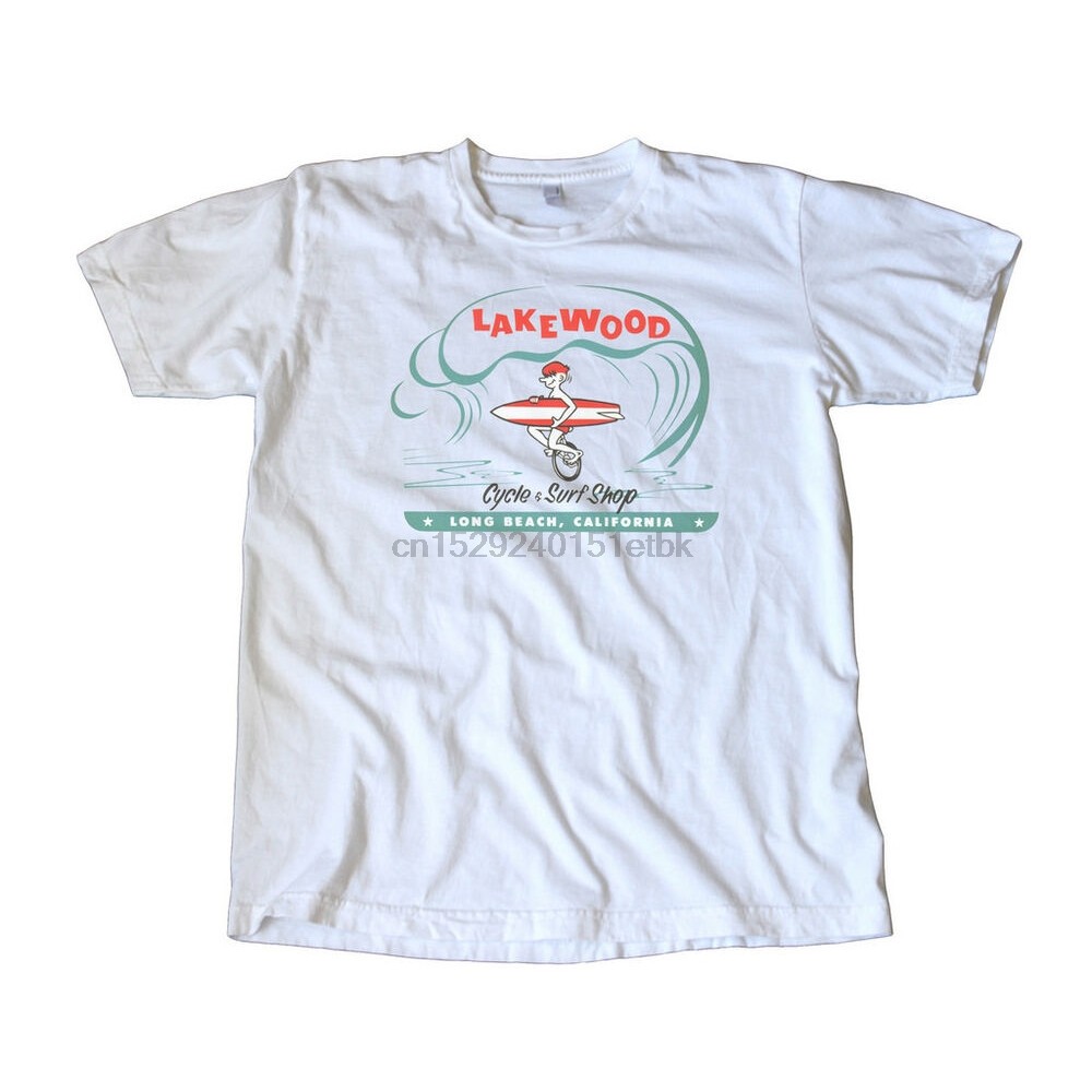Áo thun Decal cửa hàng lướt sóng Lakewood cổ điển