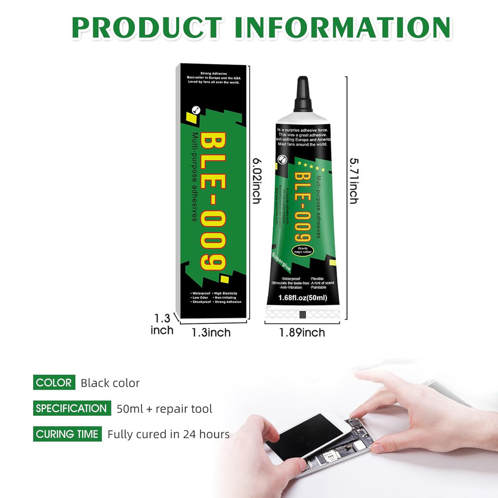 Keo nano màu đen chuyên dán màn hình, kính lưng điện thoại, tivi, laptop máy ảnhBulaien BLE-009(đen)