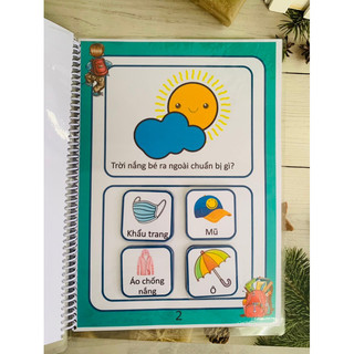 [Autismshop] []Học liệu bé chuẩn bị
