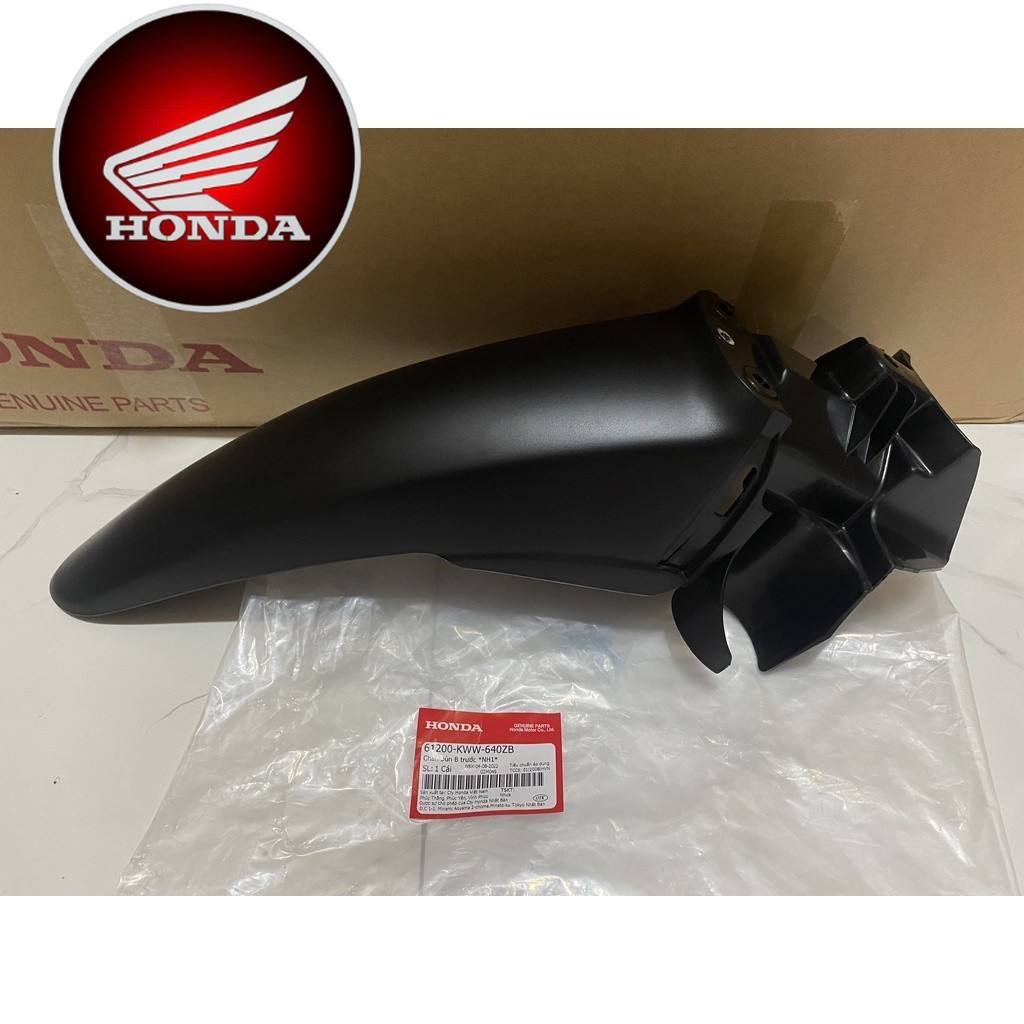 Chắn bùn B trước Wave S110 2011-2014 đen nhám  *NH1* (61200KWW640ZB)