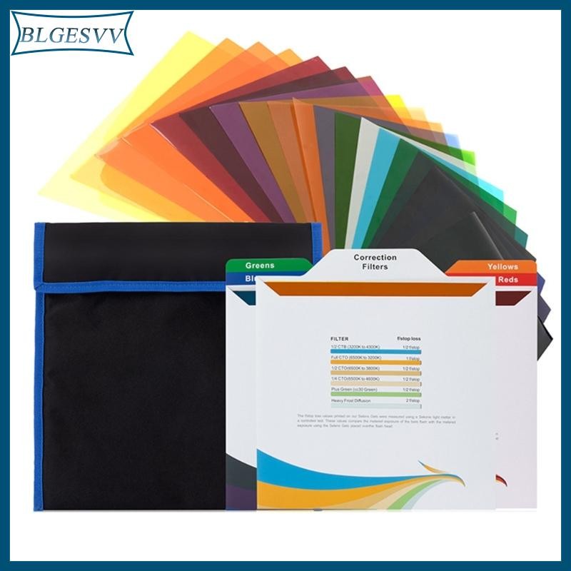 Blg Color Correction Lighting Gel Filter Color Lighting Gel Filter 20 Màu