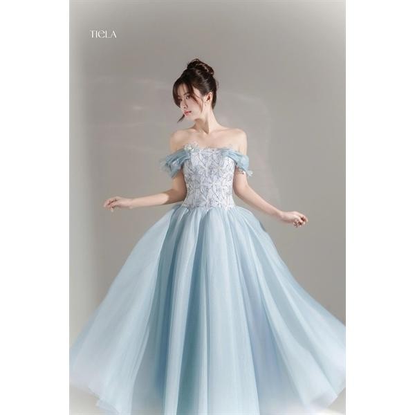 TIELA Đầm váy dài kết hoa-Lilla Dress | BigBuy360 - bigbuy360.vn