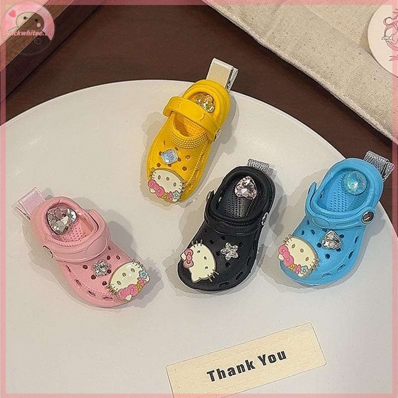 BWHTE Hello Kitty Duckbill - Kẹp Tóc Màu Hồng Sáng Tạo Cho Phái Nữ