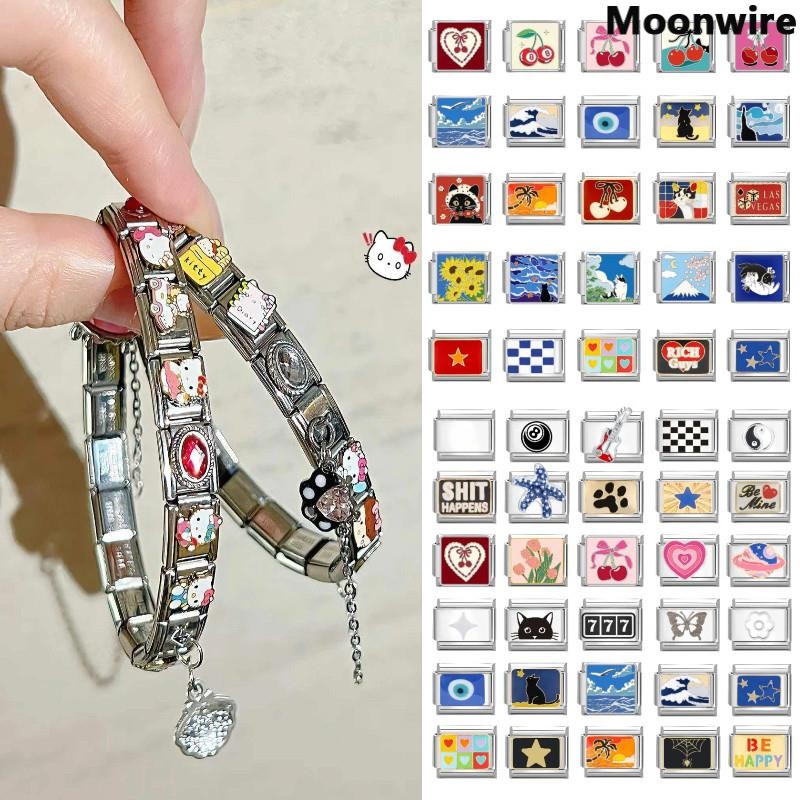 Vòng tay thép không gỉ 9mm cá tính, đẹp và quyến rũ, phù hợp làm phụ kiện retro