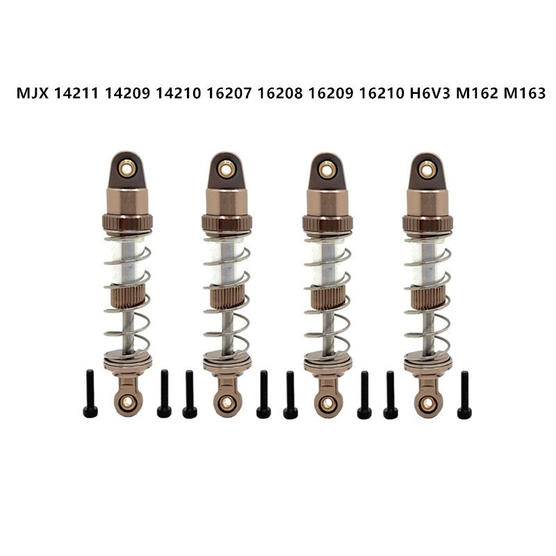 MJX Hyper Go 14209 14210 14211 16207 16208 16209 16210 H16 4 Bộ Giảm Chấn Dầu Kim Loại Giảm Chấn RC 