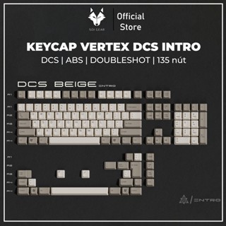 [In Stock] Keycap DCS Intro - WOB & Beige