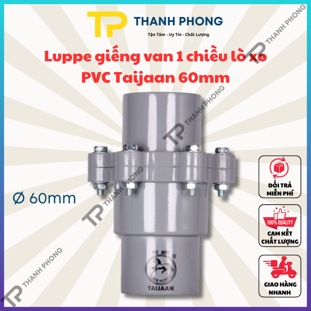 Van 1 chiều 34, 42, 49 và 60 dùng cho giếng khoan, luppe 1 chiều Taijaan - Vật Tư Thanh Phong