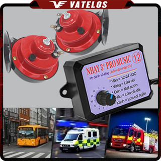  Nhại còi 3 pro 12 bài 25 bài 7bài nhại kèn hơi sàI cả còi hơi,kèn điện auto 12v 24v +Còi sên 410Hz 510Hz 