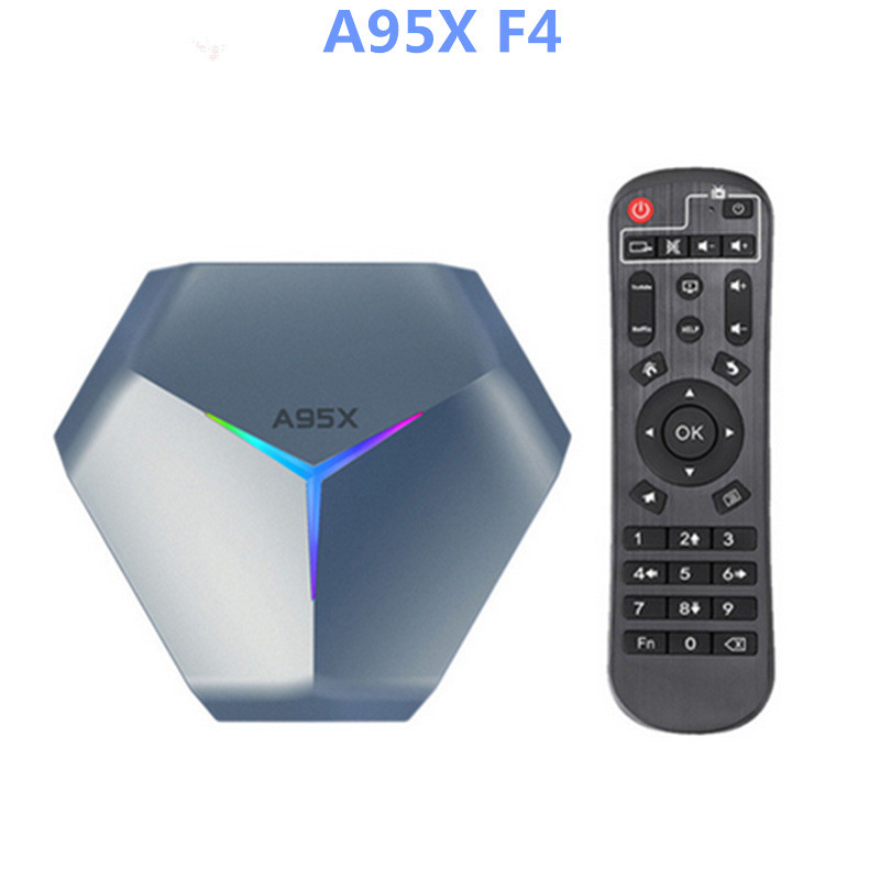 A95X F4 Set Top Box 4G / 64GB Android 11 S905X4 Network Player 2.4G / 5GWiFi
