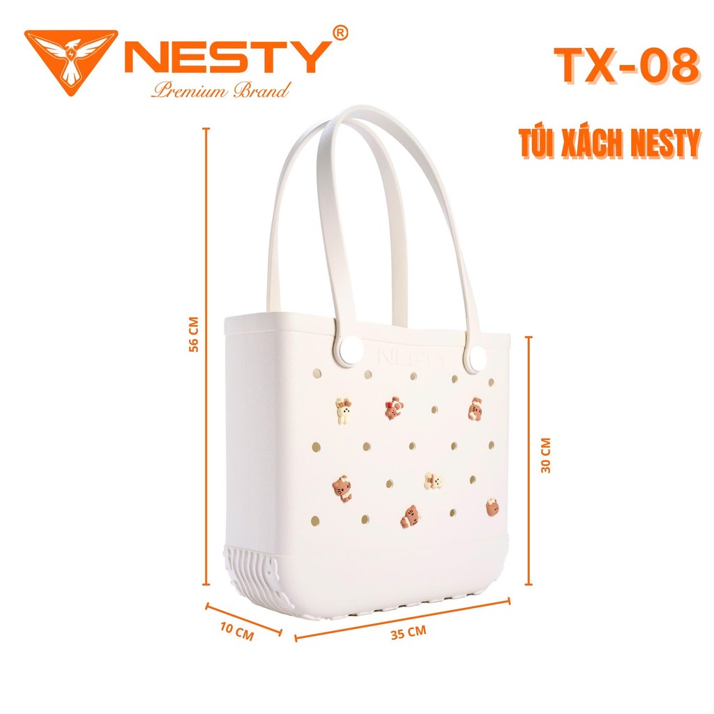 [Tặng Sticker] Túi Xách Đa Năng Nesty chất liệu Eva không thấm nước, thiết kế thời trang TX-08
