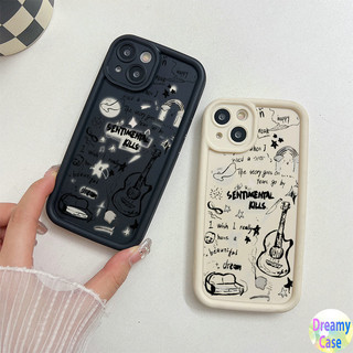 Ốp lưng thiết kế mắt thiên thần chống rơi cho OPPO Reno 14 13 12 11 10 8 7 6 5 4 3 A83 F11 Pro F9 F7 A16 A15 A7 A5S A5 A9 A3S A12E A79 A78 A98 A94 A93 Màu đen Đàn Guitar Sáng Tạo Trắng