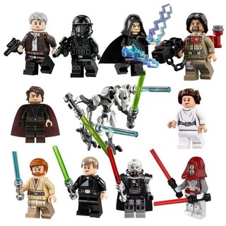 Tương thích với Lego Star Wars Minifigure Khối xây dựng Đồ chơi Clone Wolf Soldier Griffith Luke Anakin Han Solo RAFN