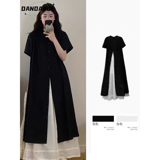 DANDANGE áo sơ mi nữ áo kiểu hàn quốc Tối giản nhí nhảnh rực rỡ tráng lệ WSQ247068E 28Z240707