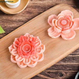 Khuôn Silicon Hoa STYLEAVENUE, Khuôn Bánh Mousse Sen Handmade Phong Cách Trung Hoa, Khuôn Socola Tráng Miệng Khuôn Bánh Pudding Mềm 3D Chống Dính Cho Kem Thạch