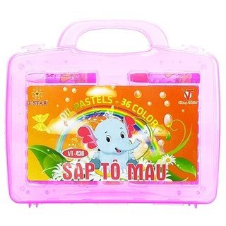 Sáp dầu 36 màu gstar 1981 - màu hồng