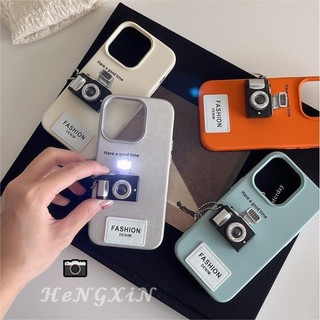 Stereo camera suitable for iPhone 15 ProMAX phone case creative 12 leather pattern 13 14 Pro MAX soft 13Pro protective case