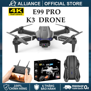 Máy bay flycam e99,e99max/k3 , drone 4k hd 2camera,drone động cơ không chổi than, tự động bay về, camera kép hd