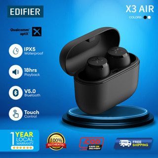 Edifier X3 không khí X3S TWS không dây Bluetooth Tai nghe bluetooth 5.2 trợ lý giọng nói điều khiển cảm ứng lên đến 28 giờ phát lại/X3 Lite đúng không dây trong tai tai nghe