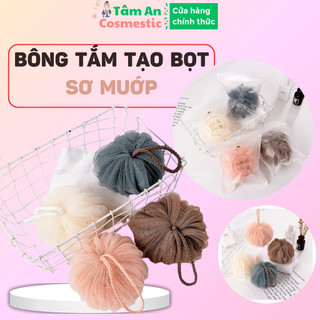 Bông Tắm, Bông Tắm Tạo Bọt Cao Cấp Loại To Có Dây Treo