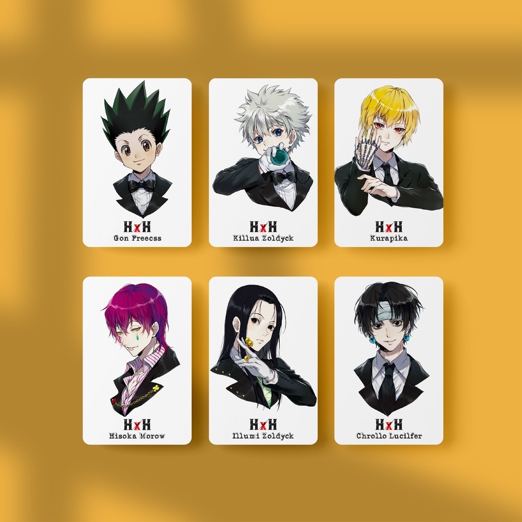 THẺ CARD BO GÓC ⭐️ Photocard Hunter x Hunter Vol. I - Cán Màng Bóng Chống Xước