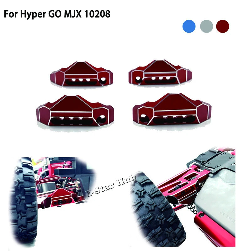 Bảo vệ hệ thống treo trước và sau cho Hyper GO MJX 1 / 10 10208 Phụ kiện nâng cấp kim loại Bộ phụ tù