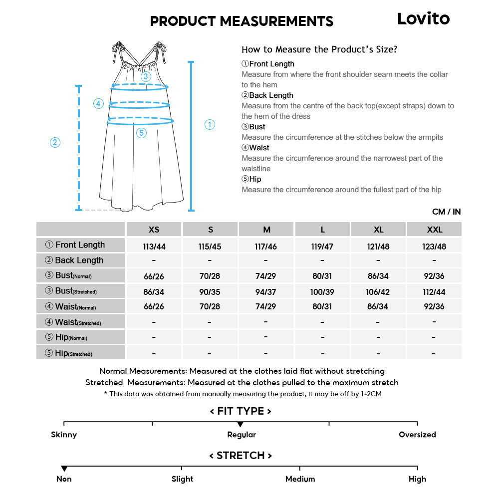 Lovito Váy xếp li có họa tiết trơn dễ thương dành cho nữ L94AD104 | BigBuy360 - bigbuy360.vn