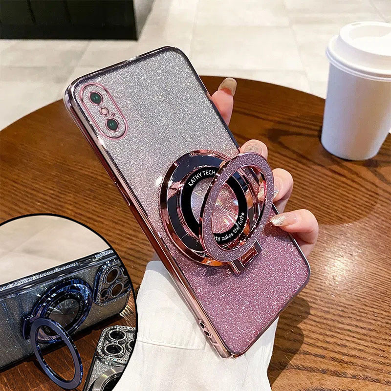 Ốp lưng iPhone X iPhone XS iPhone XR iPhone XS MAX Ốp Giá Đỡ Vòng Từ Tính Ốp Điện Thoại Gấp Có Ống K