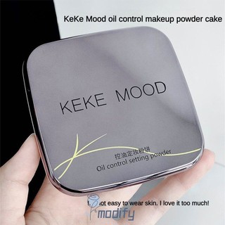 Kkemood Kemood Bột ép Trang điểm Đường viền Sáng bóng Làm sáng và Đường viền Hoàn thiện khô không dầu Bột ép cho da nhờn Trang điểm tự nhiên và trong suốt