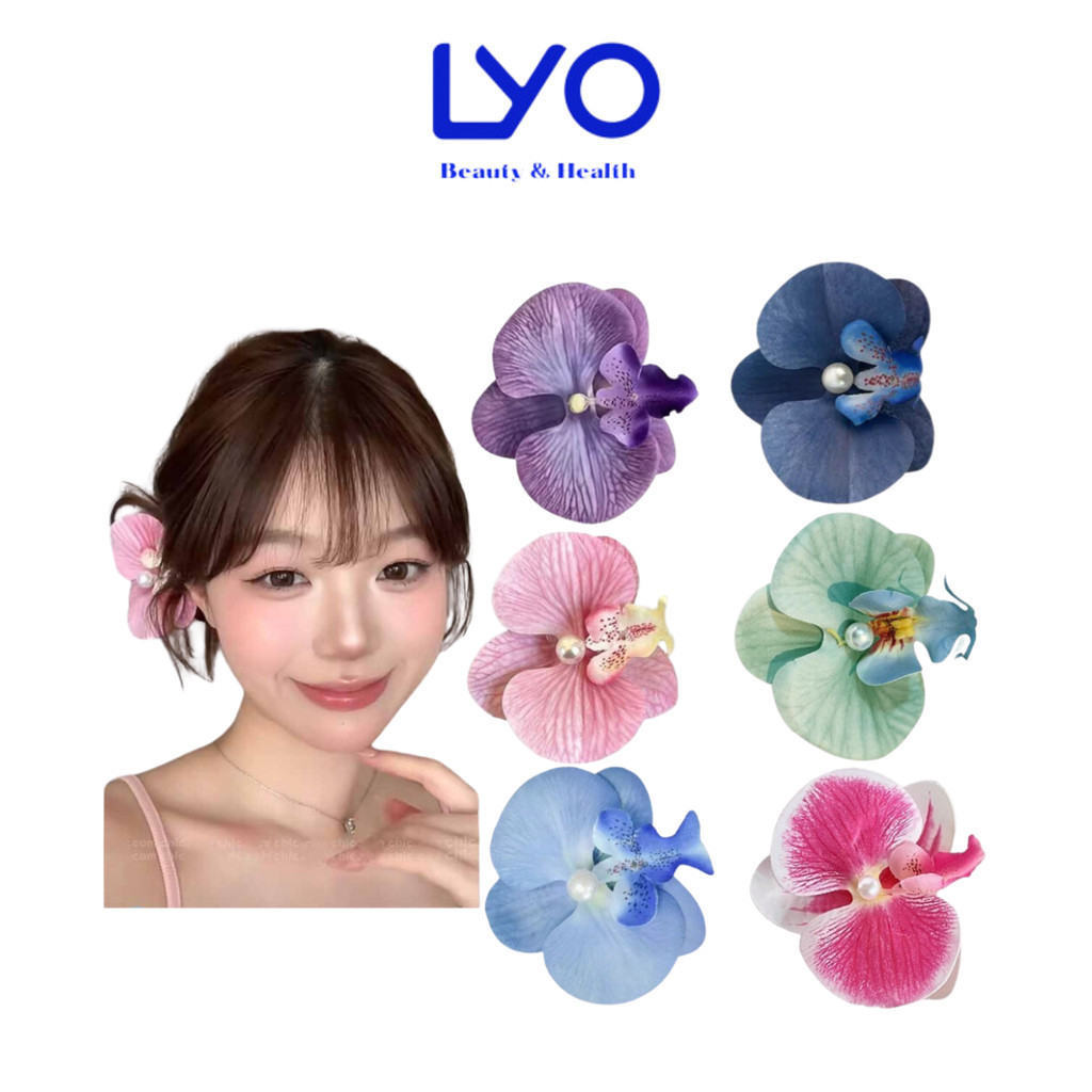 Kẹp Tóc Hoa Lan - Hoa Sứ - Nơ Đôi Các Loại Jary Hair Clip Style Hàn Quốc Siêu Dễ Thương