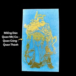 Miếng dán quan nhị ca - quan công - quan thánh - sp006170