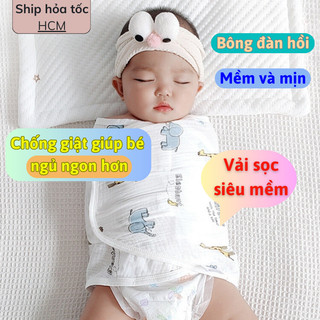 Khăn Quấn Người Cho Bé Sơ Sinh Imperial Nook Vải Cotton Mềm Mại Thoáng Khí Giữ Ấm Bé Chống Giật Mình Cho Bé Từ 0-6 Tháng