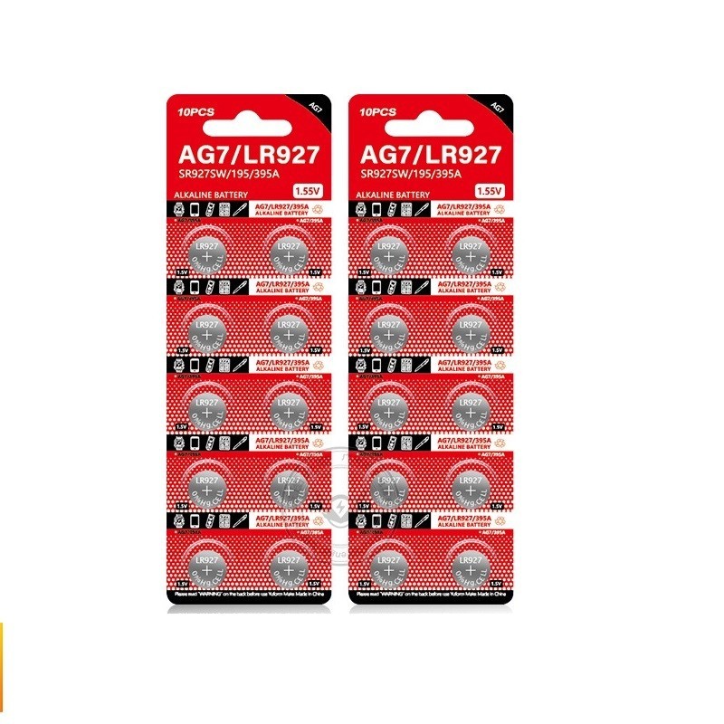 [FREE SHIP] Pin cúc áo 1.55V - AG7 LR927 LR927H 395A 395 SR927SW 399 SR927W D395 610 D399 SR57 V395 