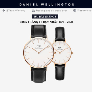 [Chính Hãng] Đồng Hồ Nam Nữ Daniel Wellington Classic Sheffield Rose Gold White Size 40mm & 32mm Chính Hãng
