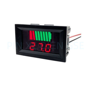 Đồng hồ đo vôn và báo Dung lượng Pin đa năng 12v~72 v...(đỏ)(không chống nước) Báo điện áp ắc quy, pin