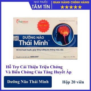 [CHÍNH HÃNG MUA 6 TẶNG 1] Dưỡng Não Thái Minh - Hỗ Trợ Hoạt Huyết ,Giúp Tăng Cường Lưu Thông Máu Não