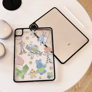 Vỏ bọc họa tiết phi hành gia Acrylic cứng Tương thích với IPad 7 8 9 10 Air3 Air4 Air5 Air6 Air 11 M2 2024 10.9 "Pro10.5 10.2" Pro11 2018 2020 2021 2022 M4 2024