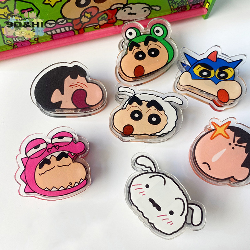Sdhi Kawaii Dễ Thương Crayon Shin-Chan Pp Kẹp Ghi Nhớ Kẹp Giấy Kiểm Tra Thư Mục al Anime Quà Tặng Đồ Chơi VN