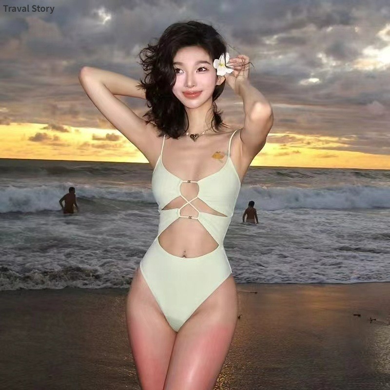 Đồ Bơi Nữ Gợi Cảm Retro Bikini Một Mảnh Đồ Bơi Kỳ Nghỉ Du Lịch Châu Âu Và Mỹ Gợi Cảm Suspender Phong Cách Thời Trang Đi Biển Bikini Bộ | BigBuy360 - bigbuy360.vn