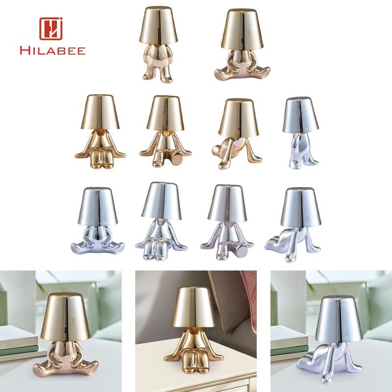 Điều Khiển Cảm Ứng Đèn Bàn USB Người Bạn Quà Tặng Đầu Giường Đèn LED Để Bàn 3 Chế Độ Màu Cho Gia Đìn