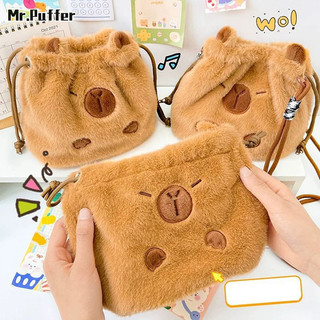 Mr.puffer Capabala Túi xách sang trọng dễ thương Túi đựng dây rút dung tích lớn