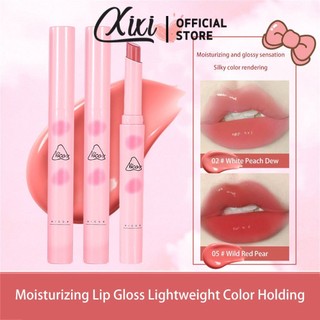 Nicor Crystal Jelly Lip Gloss Mirror Water Liquid Lipstick Dưỡng Ẩm Lâu Dài Gợi Cảm Lip Plumper Lip Tint Trang Điểm Mỹ Phẩm Chống Thấm Nước