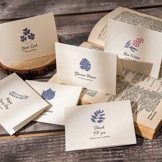 Thiệp vintage ghi lời chúc