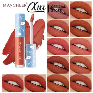 Maycheer Velvet Matte Lip Glaze Hydrating Trang điểm lâu trôi Cốc chống dính Kết xuất màu cao