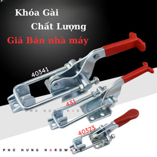 Khóa gài, khóa sập, khóa móc GH-40323, GH-431,GH-40341 thép mạ.