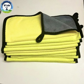COMBO 5 KHĂN Khăn Lau Đa Năng 30x30 Dày 2 Mặt Vàng Xám, Thấm Hút Tốt, Lau Rửa Xe, Vệ Sinh Vật Dụng Gia Đình, Nhà
