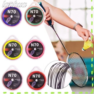 Dây vợt cầu lông LANHUA, Dây vợt cầu lông tập luyện Dia.0,7mm, Độ đàn hồi cao bền bỉ Chiều dài vợt chất lượng cao 10M