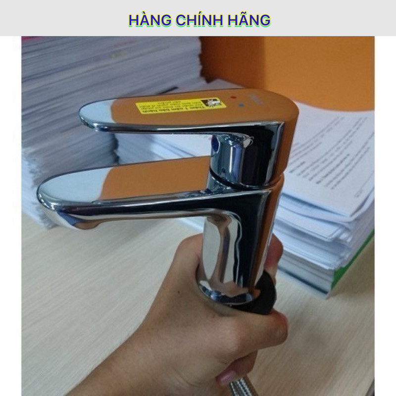 Vòi chậu rửa mặt, Vòi lavabo nóng lạnh INAX LFV-1112S, kèm 2 dây cấp - CHÍNH HÃNG 100%