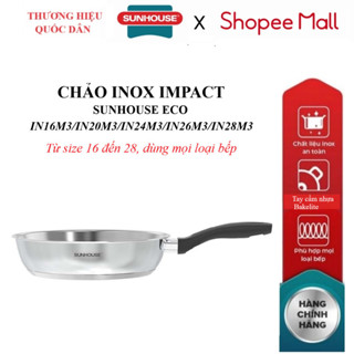 CHẢO INOX ĐA LỚP SUNHOUSE  IN16M3/IN20M3,/N24M3/26M3/28M3