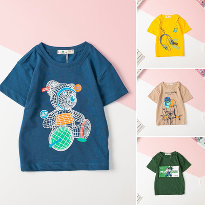 Áo thun cotton mùa hè cộc tay bé trai LITIBABY cho bé từ 9kg - 22kg