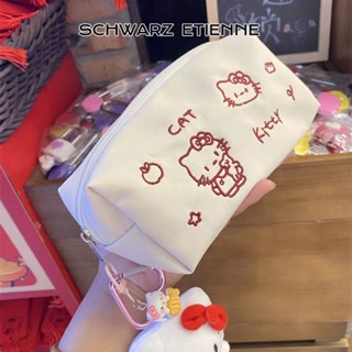 SCHWARZ ETIENNE ins thiết kế thêu hoạt hình trái tim nữ tính dễ thương dung tích lớn túi lưu trữ giá trị cao
